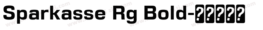 Sparkasse Rg Bold字体转换